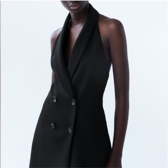 zara tuxedo dress blogger fav - Picture 10 of 16